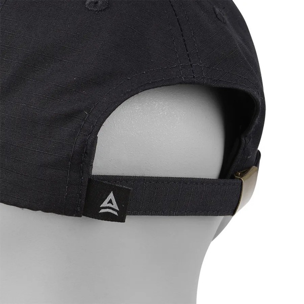 Бейсболка Сплав рип-стоп (6 клиньев) черный / 6 клиньев