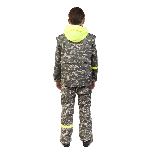 Костюм защитный БИОСТОП ХБ ПЭ-7 детский Зеленый камуфляж