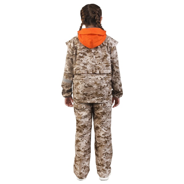 Костюм защитный БИОСТОП ХБ ПЭ-7 детский Зеленый камуфляж