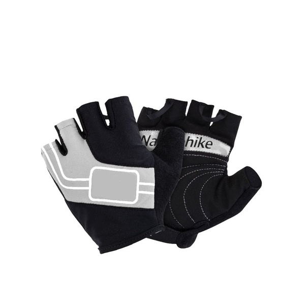 Перчатки Naturehike NH Half Finger Cycling Gloves серый