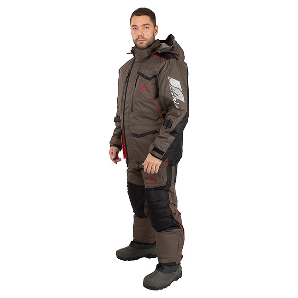 Костюм Huntsman Siberia Floating (поплавок) хаки/чёрный, тк. Breathable