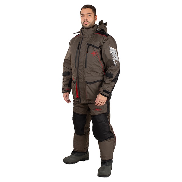 Костюм Huntsman Siberia Floating (поплавок) хаки/чёрный, тк. Breathable