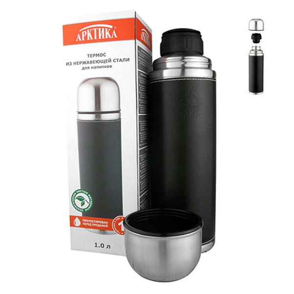 Термос Арктика 108 чёрный, 1 л