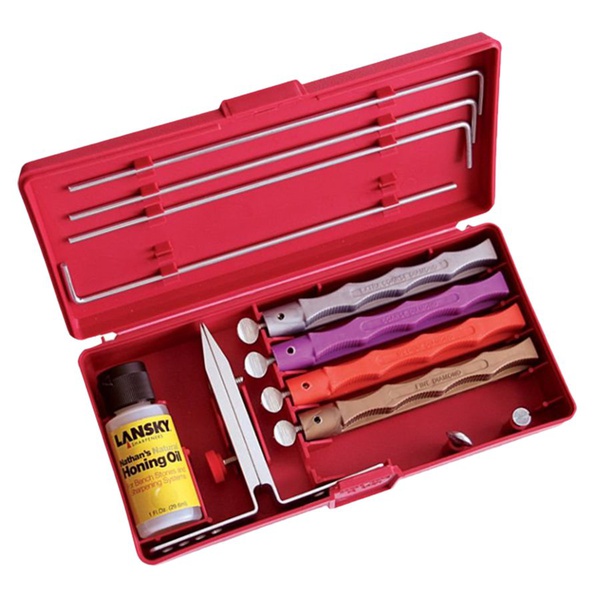 Точильная система Lansky Deluxe Diamond Knife Sharpening System LNLKDMD