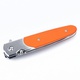 Нож Ganzo G743-1 оранжевый. Фото 3