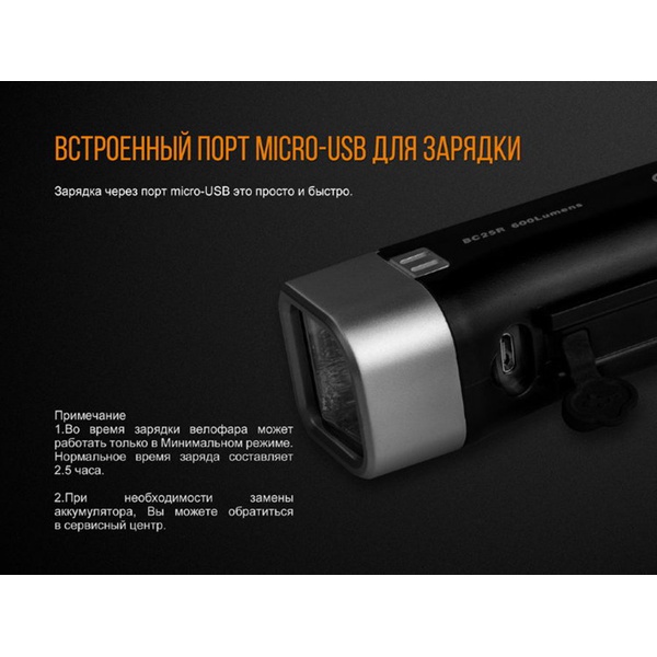 Велофара Fenix BC25R Cree XP-G3
