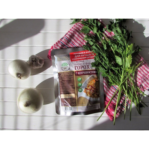 Готовое блюдо Кронидов Каша гороховая с копченостями