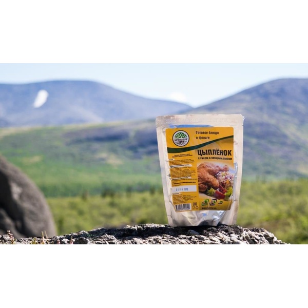 Готовое блюдо Кронидов Цыпленок с рисом и овощным соусом 325 г