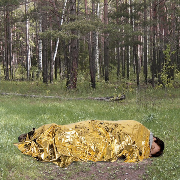 Термоодеяло Track Gold/Silver