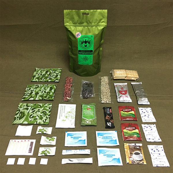 Сухой паек Спецпит Рацион питания экспедиционный меню №1 (Профи)