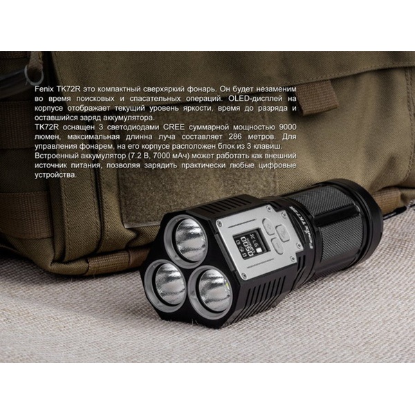 Фонарь Fenix TK72R