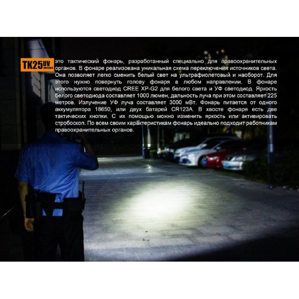 Фонарь Fenix TK25 UV Cree XP-G2