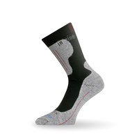 Носки Lasting ILB (coolmax+nylon) серый с черными вставками, 900