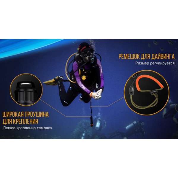 Фонарь для дайвинга Fenix SD11 Cree XM-L2 U2