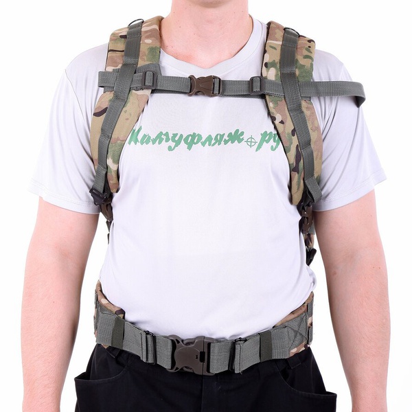 Рюкзак KE Tactical Incursion-2 40л 900 Den патрульный (стропы multicam, велкро coyote)