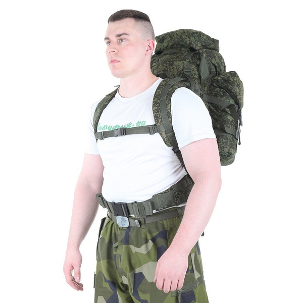 Рюкзак KE Tactical 70л рейдовый (стропы олива) ЕМР