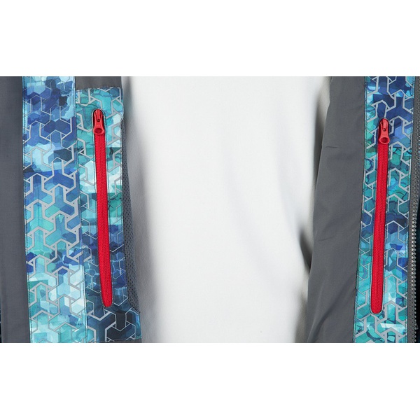 Куртка FHM Gale принт голубой/серый