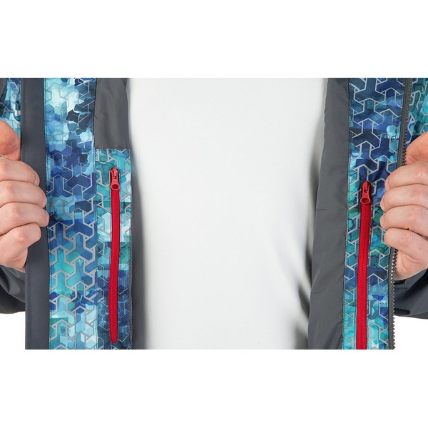 Куртка FHM Gale принт голубой/серый