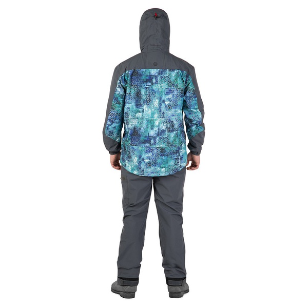 Куртка FHM Gale принт голубой/серый