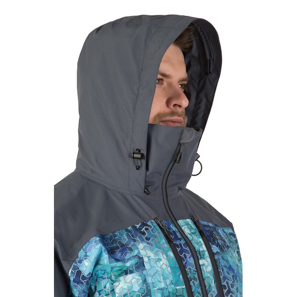 Куртка FHM Gale принт голубой/серый