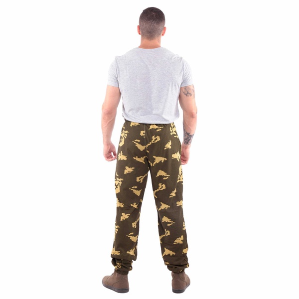 Брюки Keotica трикотажные березка желтая