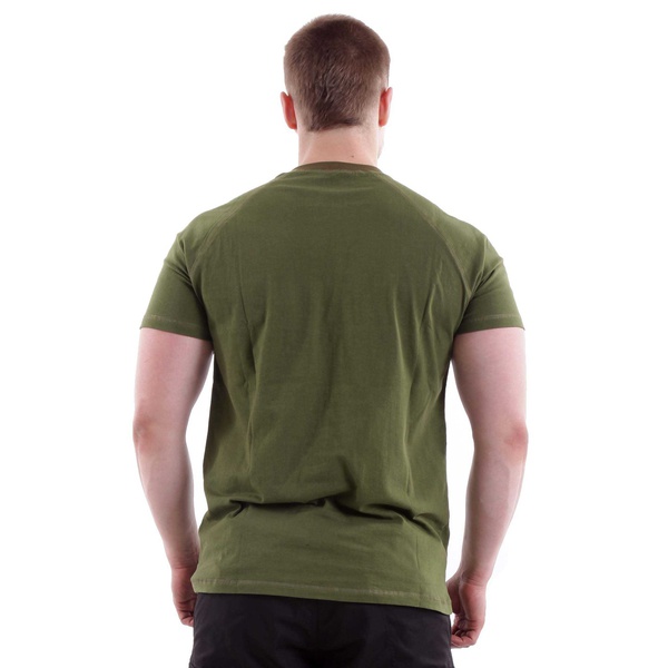 Футболка Keotica "Русь" олива с белым