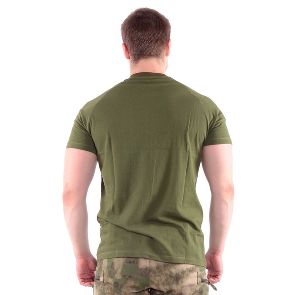 Футболка Keotica "Рыболовный спецназ" олива с черным