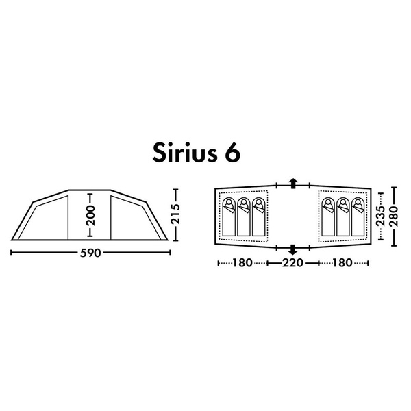 Палатка FHM Sirius 6