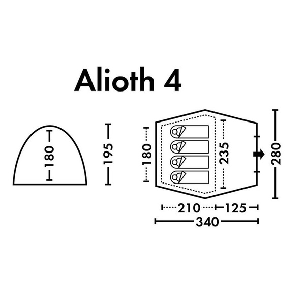 Палатка FHM Alioth 4
