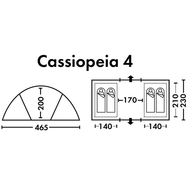Палатка FHM Cassiopeia 4