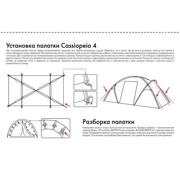 Палатка FHM Cassiopeia 4