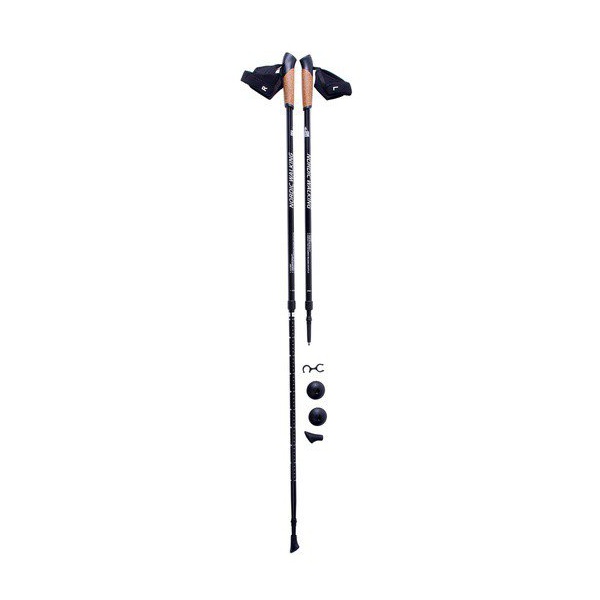 Палки для скандинавской ходьбы Kaiser Sport Nordic Walking Black