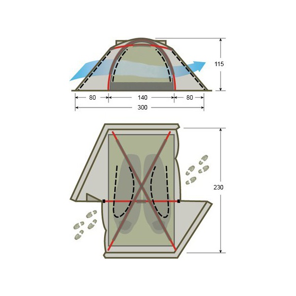 Палатка Alexika Maverick 2 Plus