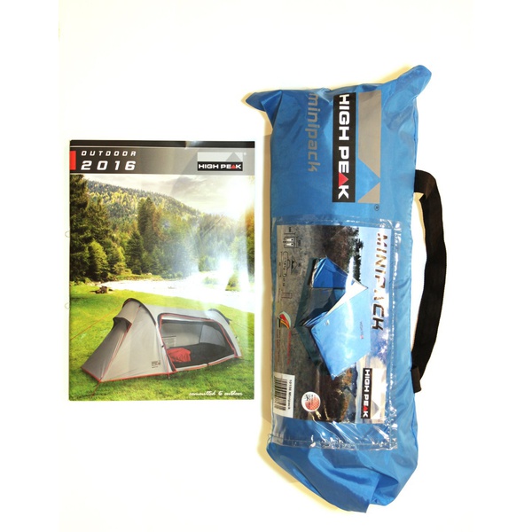 Палатка High Peak Minipack синий/серый