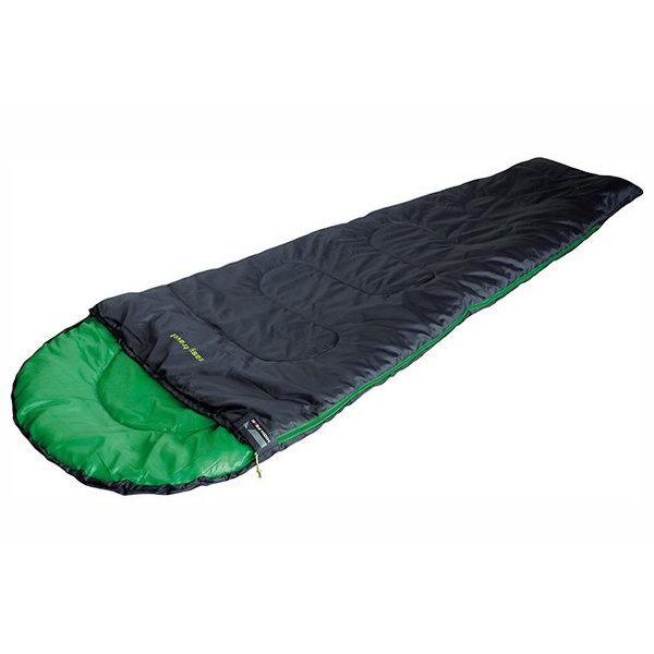 Спальный мешок High Peak Easy Travel антрацит/зелёный