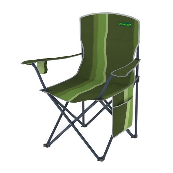 Кресло Zagorod К 502 складное Зеленый