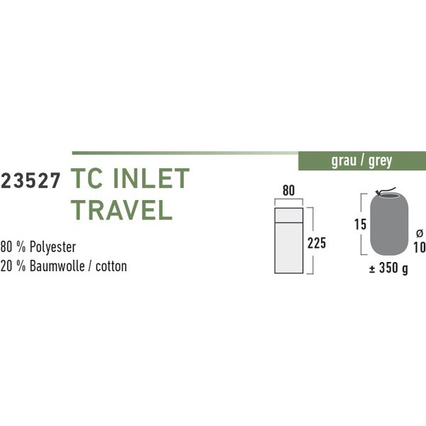 Вкладыш в спальный мешок High Peak TC Inlett Travel