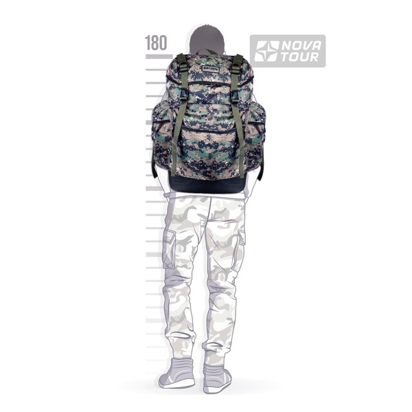 Рюкзак Hunterman (Nova Tour) Охотник 70 v3 км диджитал зеленый