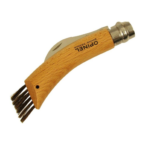Нож грибника Opinel №8, нержавеющая сталь, рукоять бук, дисплей набор 12 шт