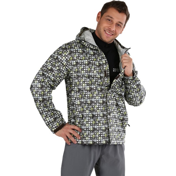 Ветровка мужская Nova Tour Максим Черно-серый принт