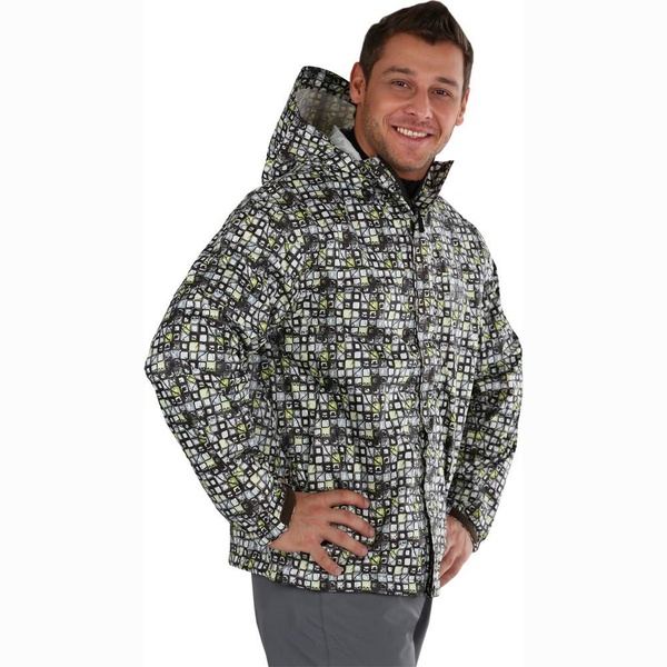 Ветровка мужская Nova Tour Максим Черно-серый принт