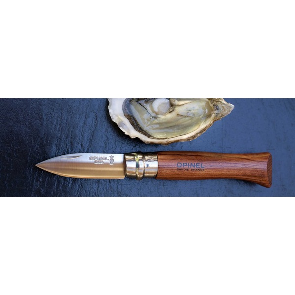Нож Opinel №9, для устриц, нержавеющая сталь, рукоять из бука