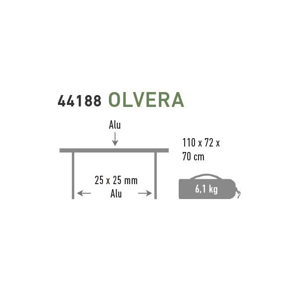 Стол складной High Peak Campingtisch Olvera