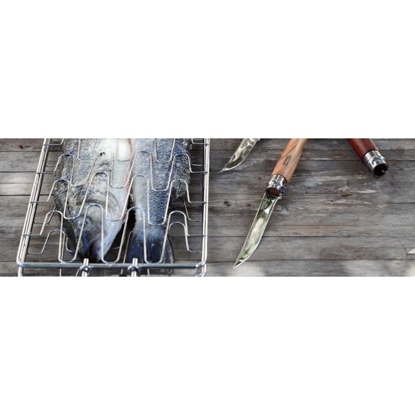 Нож филейный Opinel №10 нержавеющая сталь, рукоять бубинга