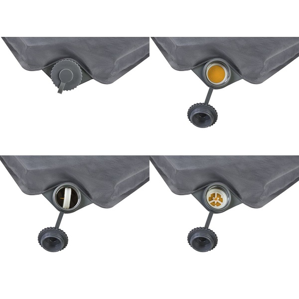 Коврик самонадувающийся Trek Planet Relax 50 Double Зелёный