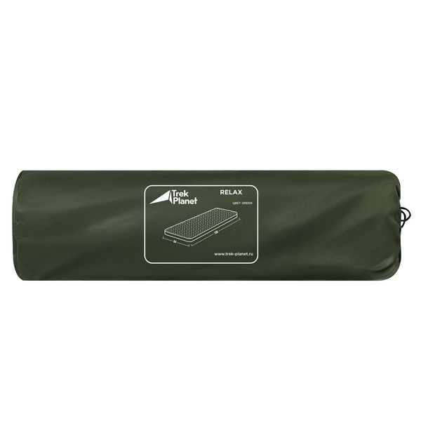 Коврик самонадувающийся Trek Planet Relax 50 Зелёный