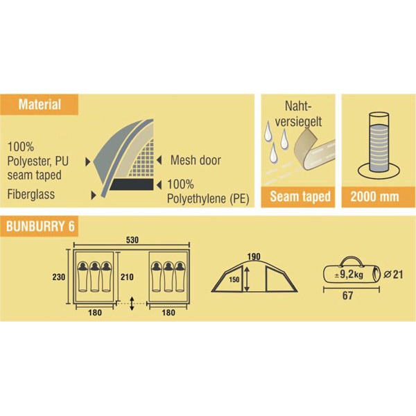 Палатка Best Camp Bunburry 6