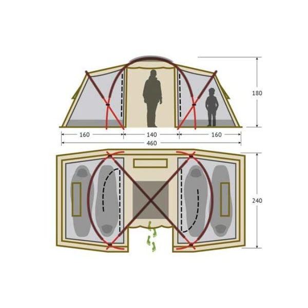 Палатка Alexika Indiana 4