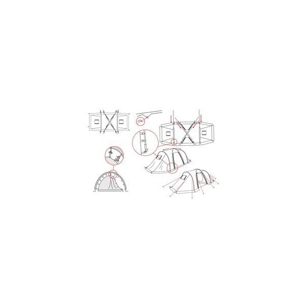 Палатка Alexika Maxima 6 Luxe