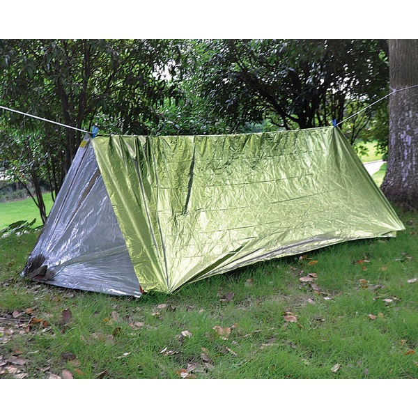 Палатка термосберегающая AceCamp Reflective Tube Tent зеленый